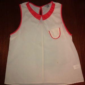 Peter Pan collared shirt